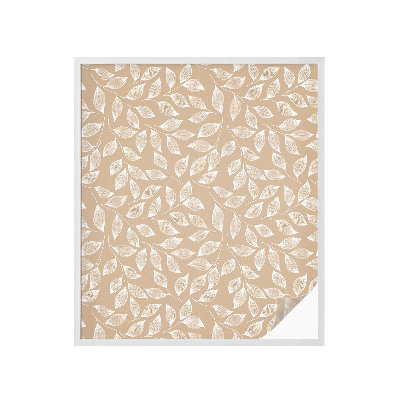 Plėvelė langams privatumui vitražas Lapai gamta