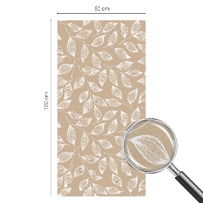 Plėvelė langams privatumui vitražas Lapai gamta