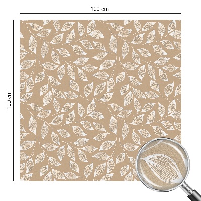 Plėvelė langams privatumui vitražas Lapai gamta