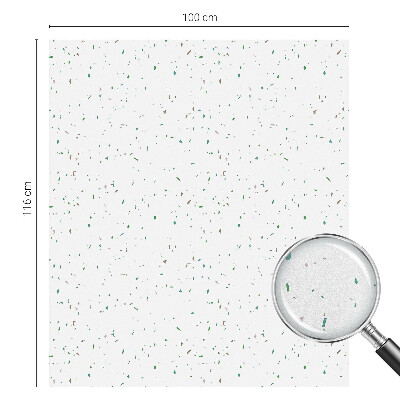 Matinė klijuojama plėvelė langams Išsklaidyti elementai