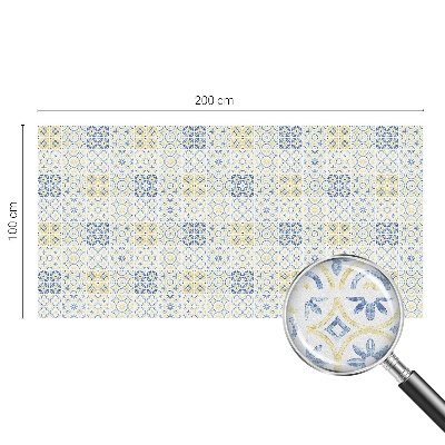 Matinė plėvelė langams su vitražo efektu Klasikinės plytelės