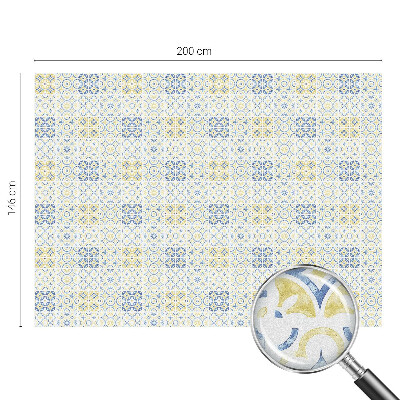 Matinė plėvelė langams su vitražo efektu Klasikinės plytelės