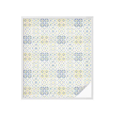 Matinė plėvelė langams su vitražo efektu Klasikinės plytelės