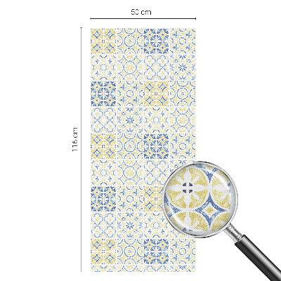 Matinė plėvelė langams su vitražo efektu Klasikinės plytelės