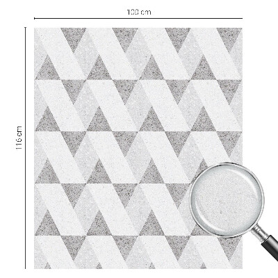 Nepermatoma plėvelė langams Pilki trikampiai