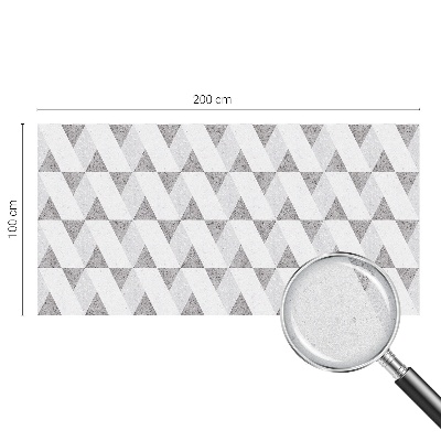 Nepermatoma plėvelė langams Pilki trikampiai