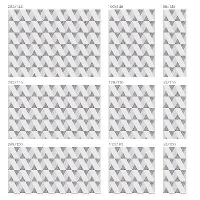 Nepermatoma plėvelė langams Pilki trikampiai