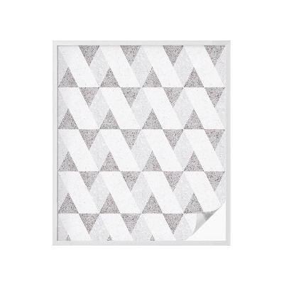 Nepermatoma plėvelė langams Pilki trikampiai