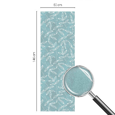 Plėvelė langams privatumui vitražas Lapų elegancija