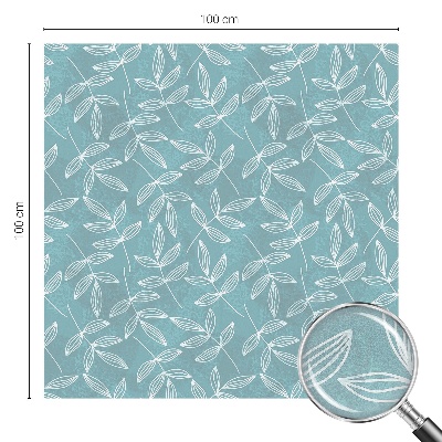 Plėvelė langams privatumui vitražas Lapų elegancija