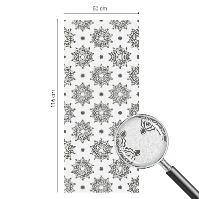 Matinė plėvelė langams su vitražo efektu Klasikinės rozetės