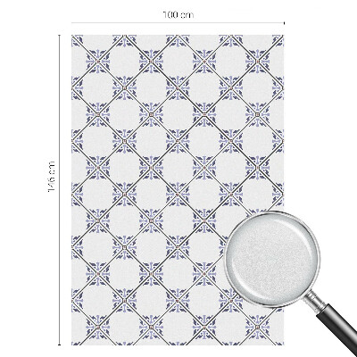 Matinė klijuojama plėvelė langams Geometrinės plytelės