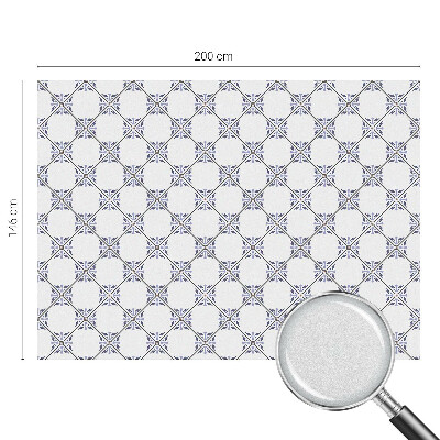 Matinė klijuojama plėvelė langams Geometrinės plytelės