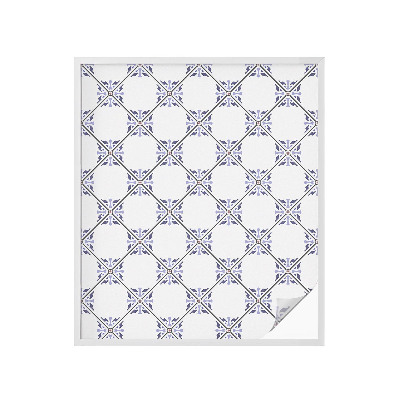 Matinė klijuojama plėvelė langams Geometrinės plytelės