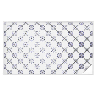 Matinė klijuojama plėvelė langams Geometrinės plytelės