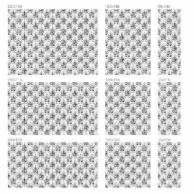 Pieninė plėvelė langams su raštu Lapų elegancija