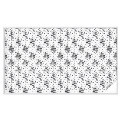 Pieninė plėvelė langams su raštu Lapų elegancija