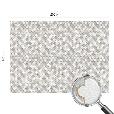 Matinė klijuojama plėvelė langams Geometrinė mozaika