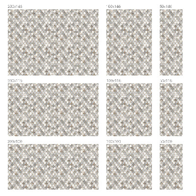 Matinė klijuojama plėvelė langams Geometrinė mozaika