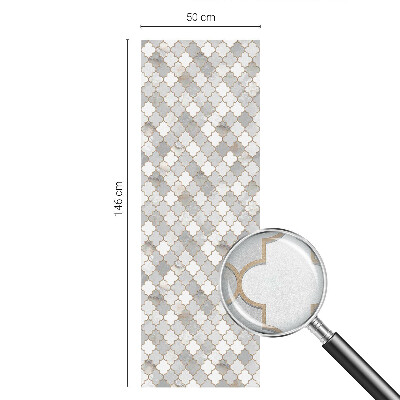 Matinė klijuojama plėvelė langams Geometrinė mozaika
