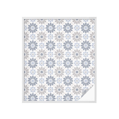 Nepermatoma plėvelė langams Gėlių mozaika