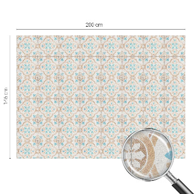 Pieninė plėvelė langams su raštu Kaimiškos plytelės