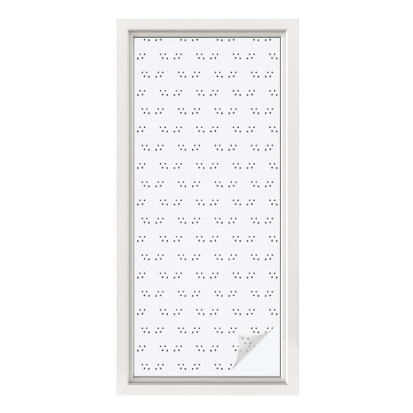 Plėvelė langams privatumui vitražas Taškų raštas