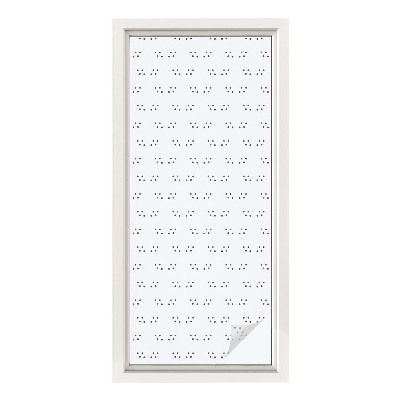 Plėvelė langams privatumui vitražas Taškų raštas