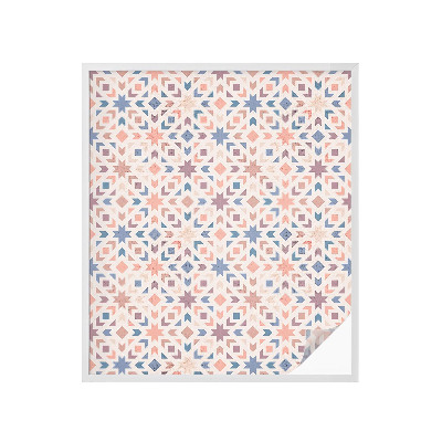 Matinė plėvelė langams su vitražo efektu Spalvingi raštai