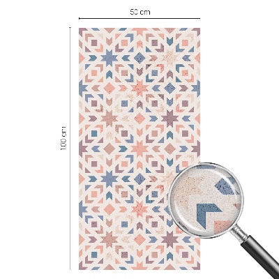 Matinė plėvelė langams su vitražo efektu Spalvingi raštai