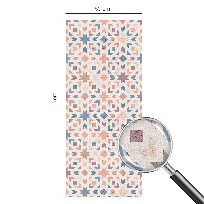 Matinė plėvelė langams su vitražo efektu Spalvingi raštai