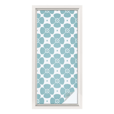 Plėvelė langams privatumui vitražas Gėlių simetrija