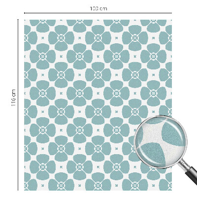 Plėvelė langams privatumui vitražas Gėlių simetrija