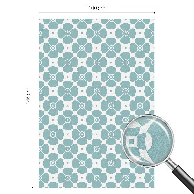 Plėvelė langams privatumui vitražas Gėlių simetrija