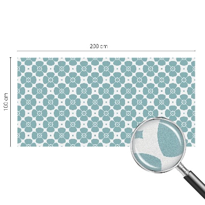 Plėvelė langams privatumui vitražas Gėlių simetrija