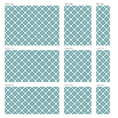 Plėvelė langams privatumui vitražas Gėlių simetrija