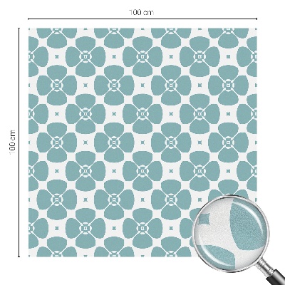 Plėvelė langams privatumui vitražas Gėlių simetrija