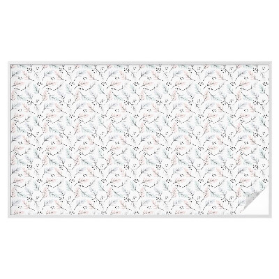 Pieninė plėvelė langams su raštu Augalų lapai