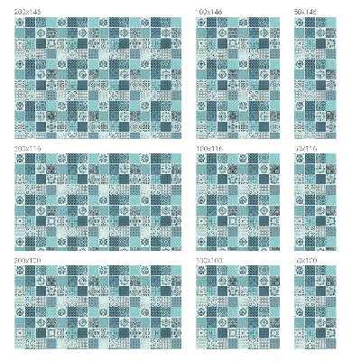 Matinė plėvelė langams su vitražo efektu Boho plytelės