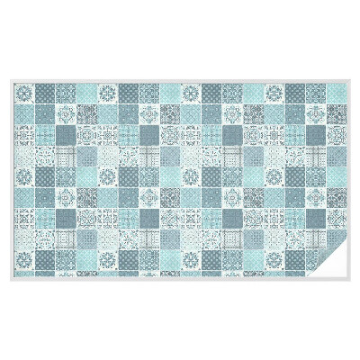 Matinė plėvelė langams su vitražo efektu Boho plytelės