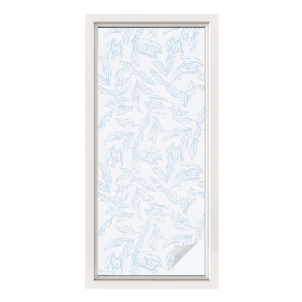 Matinė klijuojama plėvelė langams Eteriniai lapai