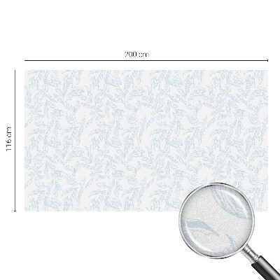 Matinė klijuojama plėvelė langams Eteriniai lapai