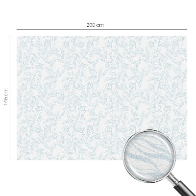 Matinė klijuojama plėvelė langams Eteriniai lapai