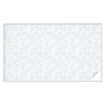 Matinė klijuojama plėvelė langams Eteriniai lapai