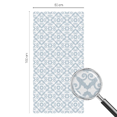 Nepermatoma plėvelė langams Mėlyni papuošalai