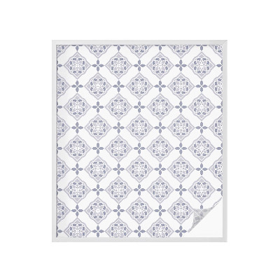 Plėvelė langams privatumui vitražas Gėlių rombai