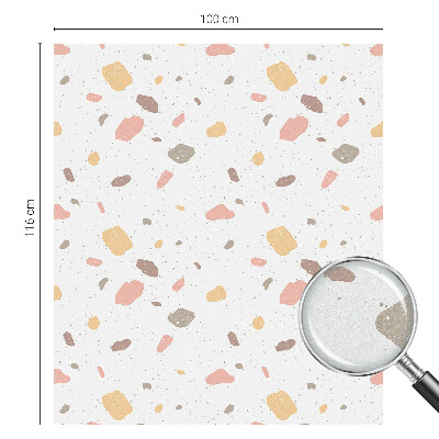 Plėvelė langams privatumui vitražas Abstraktus teracas