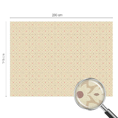 Matinė plėvelė langams su vitražo efektu Gėlių raštai