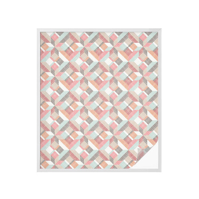 Plėvelė langams privatumui vitražas Geometriniai rombai