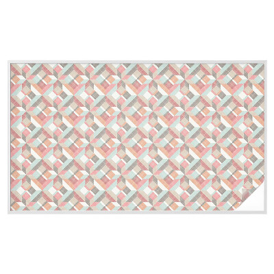 Plėvelė langams privatumui vitražas Geometriniai rombai